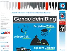 Tablet Screenshot of bergwacht-zwiesel.de